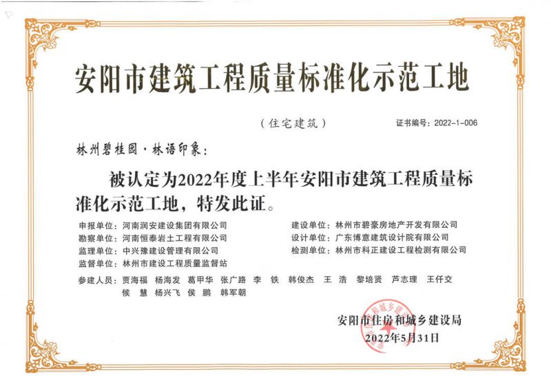 喜報(bào)丨集團(tuán)公司承建的碧桂園?林語(yǔ)印象、楓林臺(tái)等多個(gè)項(xiàng)目紛紛獲獎(jiǎng) 